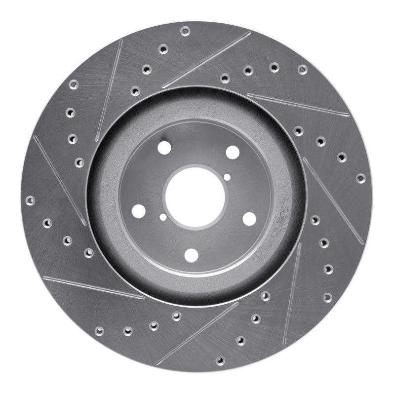 R1 Concepts Subaru Ascent Front Right Drilled & Slotted Silver Brake Rotor (Part rncEDZ - 13043R) | rncEDZ - 13043R - JDMuscleSPK984483