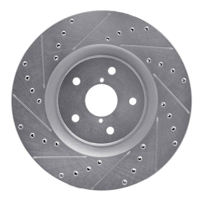 R1 Concepts Subaru Ascent Front Right Drilled & Slotted Silver Brake Rotor (Part rncEDZ - 13043R) | rncEDZ - 13043R - JDMuscleSPK984483