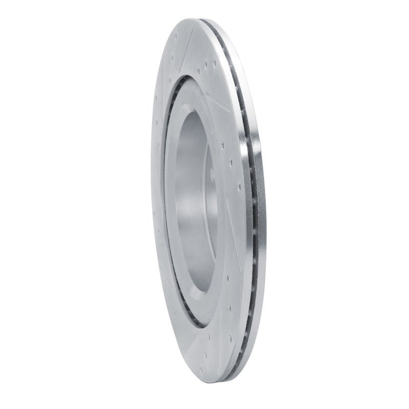 R1 Concepts Subaru Ascent Rear Right Drilled & Slotted Brake Rotor – Silver Finish | rncEDZ - 13044R - JDMuscleSPK984485