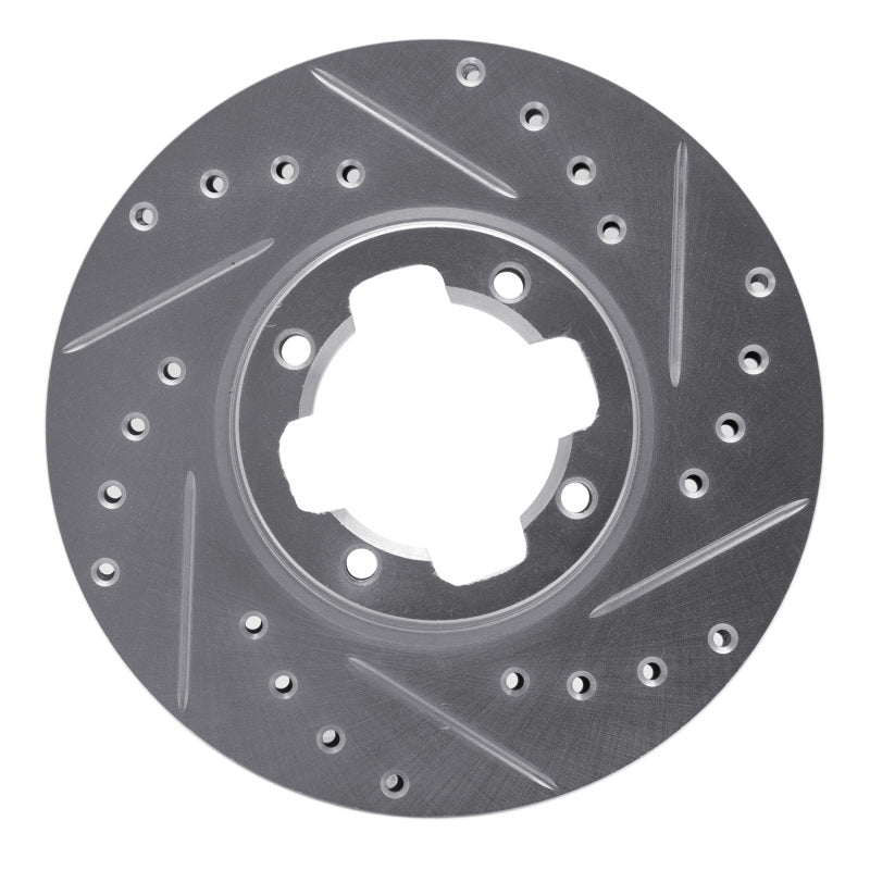 R1 Concepts Subaru BRAT 1983 - 1989 Front Right Drilled & Slotted Silver Brake Rotor | rncEDZ - 13031R - JDMuscleSPK984467