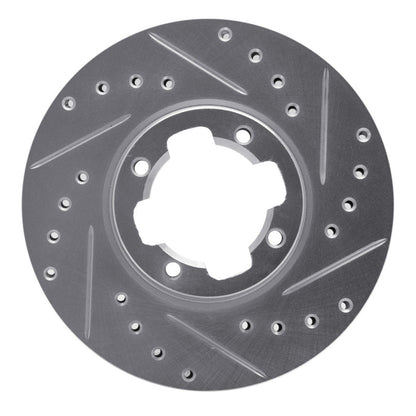 R1 Concepts Subaru BRAT 1983 - 1989 Front Right Drilled & Slotted Silver Brake Rotor | rncEDZ - 13031R - JDMuscleSPK984467