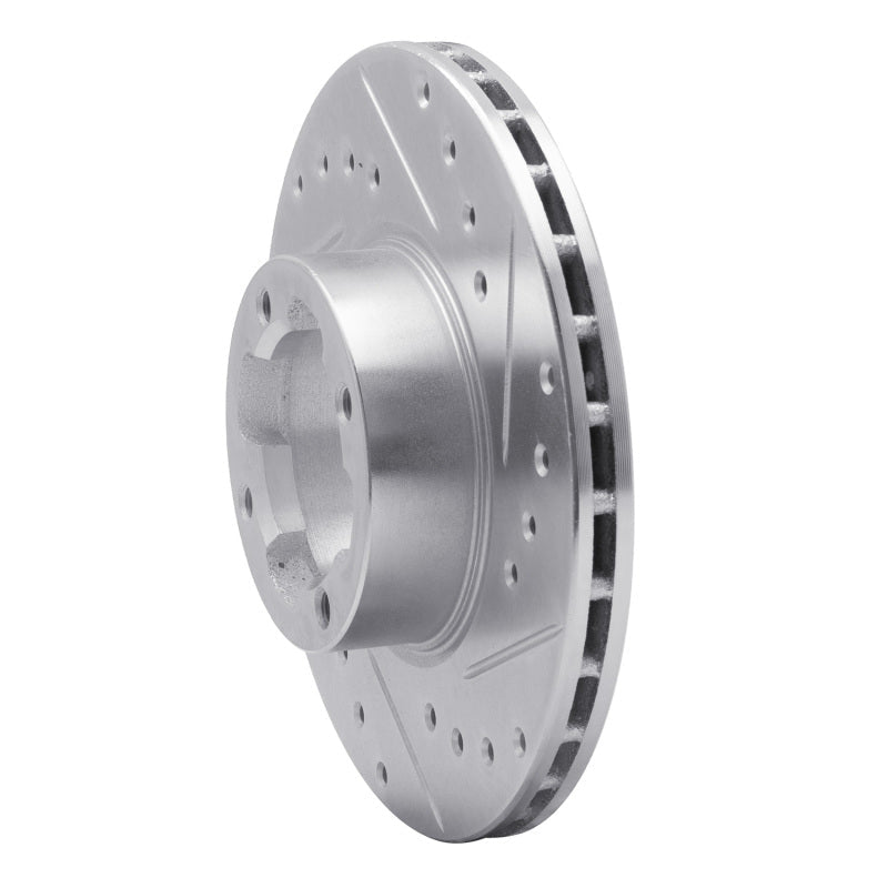 R1 Concepts Subaru BRAT 1983 - 1989 Front Right Drilled & Slotted Silver Brake Rotor | rncEDZ - 13031R - JDMuscleSPK984467