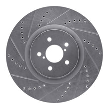 R1 Concepts Subaru BRZ Front Left Drilled & Slotted Silver Brake Rotor - Part RNCEDZ - 13014L | rncEDZ - 13014L - JDMuscleSPK976830