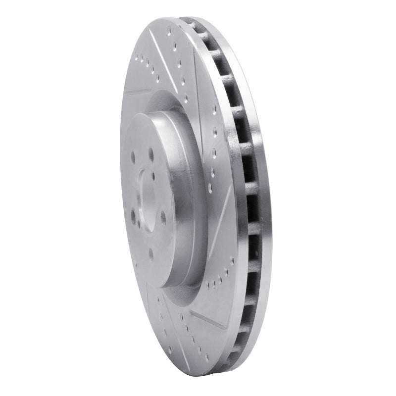 R1 Concepts Subaru BRZ Front Right Drilled & Slotted Silver Brake Rotor - Part RNCEDZ - 13014R | rncEDZ - 13014R - JDMuscleSPK976831