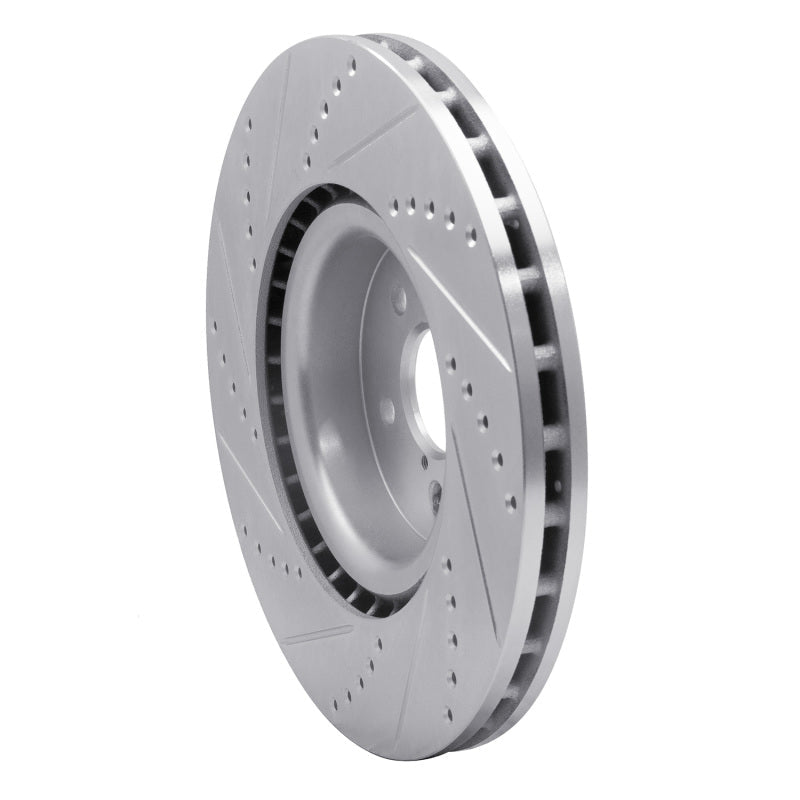 R1 Concepts Subaru BRZ Front Right Drilled & Slotted Silver Brake Rotor - Part RNCEDZ - 13014R | rncEDZ - 13014R - JDMuscleSPK976831