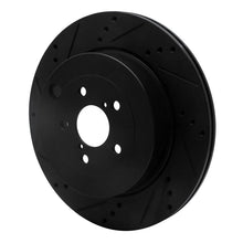 R1 Concepts Subaru BRZ Rear Left Drilled & Slotted Black Brake Rotor (Part rncECB - 13040L) | rncECB - 13040L - JDMuscleSPK973664