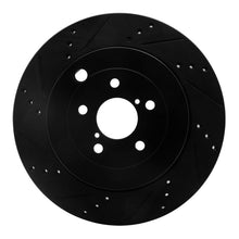R1 Concepts Subaru BRZ Rear Left Drilled & Slotted Black Brake Rotor (Part rncECB - 13040L) | rncECB - 13040L - JDMuscleSPK973664