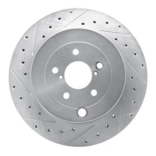 R1 Concepts Subaru BRZ Rear Left Drilled & Slotted Silver Brake Rotor (Part Number: RNCEDZ - 13040L) | rncEDZ - 13040L - JDMuscleSPK984476