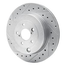 R1 Concepts Subaru BRZ Rear Left Drilled & Slotted Silver Brake Rotor (Part Number: RNCEDZ - 13040L) | rncEDZ - 13040L - JDMuscleSPK984476