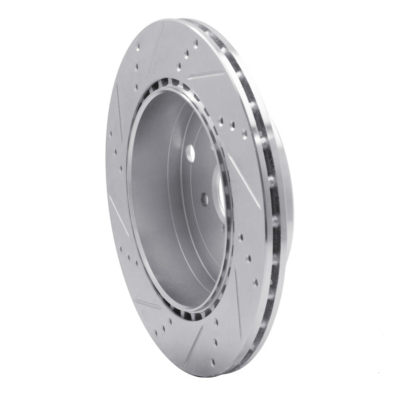 R1 Concepts Subaru BRZ Rear Right Drilled & Slotted Silver Brake Rotor (Part Number: RNCEDZ - 13040R) | rncEDZ - 13040R - JDMuscleSPK984477