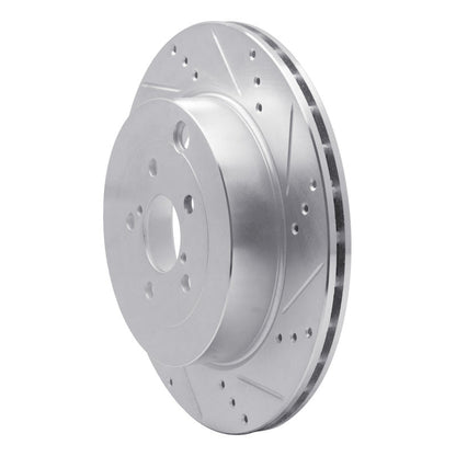 R1 Concepts Subaru BRZ Rear Right Drilled & Slotted Silver Brake Rotor (Part Number: RNCEDZ - 13040R) | rncEDZ - 13040R - JDMuscleSPK984477