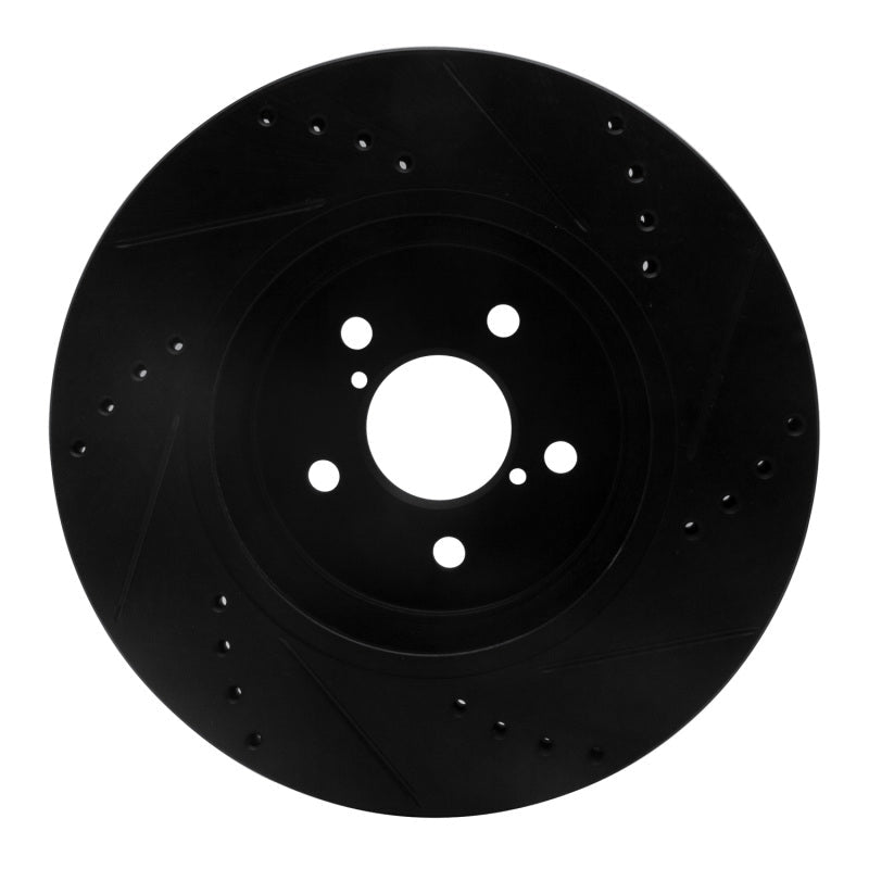 R1 Concepts Subaru Crosstrek Front Left Drilled & Slotted Brake Rotor (Part Number: RNC - ECB - 13037L) | rncECB - 13037L - JDMuscleSPK973660