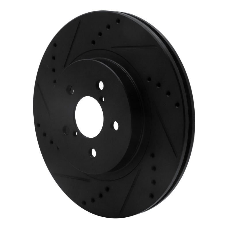 R1 Concepts Subaru Crosstrek Front Left Drilled & Slotted Brake Rotor (Part Number: RNC - ECB - 13037L) | rncECB - 13037L - JDMuscleSPK973660