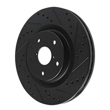 R1 Concepts Subaru Crosstrek Front Right Drilled & Slotted Brake Rotor - Black Finish | rncECB - 13049R - JDMuscleSPK973683