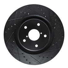 R1 Concepts Subaru Crosstrek Front Right Drilled & Slotted Brake Rotor - Black Finish | rncECB - 13049R - JDMuscleSPK973683