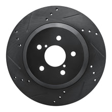 R1 Concepts Subaru Crosstrek Rear Left Drilled & Slotted Black Brake Rotor - Part Number RNC - ECB - 13047L | rncECB - 13047L - JDMuscleSPK973678