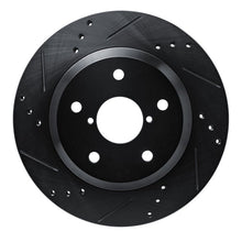 R1 Concepts Subaru Crosstrek Rear Left Drilled & Slotted Black Brake Rotor - Part rncECB - 13046L | rncECB - 13046L - JDMuscleSPK973676