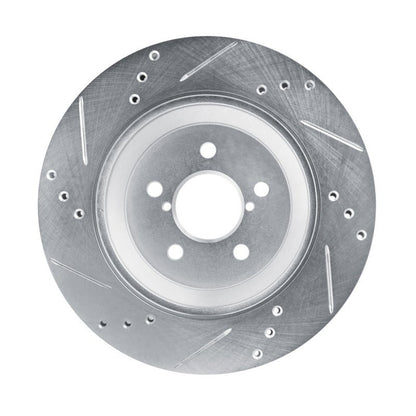 R1 Concepts Subaru Crosstrek Rear Right Drilled & Slotted Silver Brake Rotor (Part  rncEDZ - 13047R) | rncEDZ - 13047R - JDMuscleSPK984491