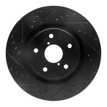 R1 Concepts Subaru Forester Front Left Drilled & Slotted Brake Rotor - Black | rncECB - 13045L - JDMuscleSPK973674