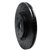 R1 Concepts Subaru Forester Front Left Drilled & Slotted Brake Rotor - Black | rncECB - 13045L - JDMuscleSPK973674
