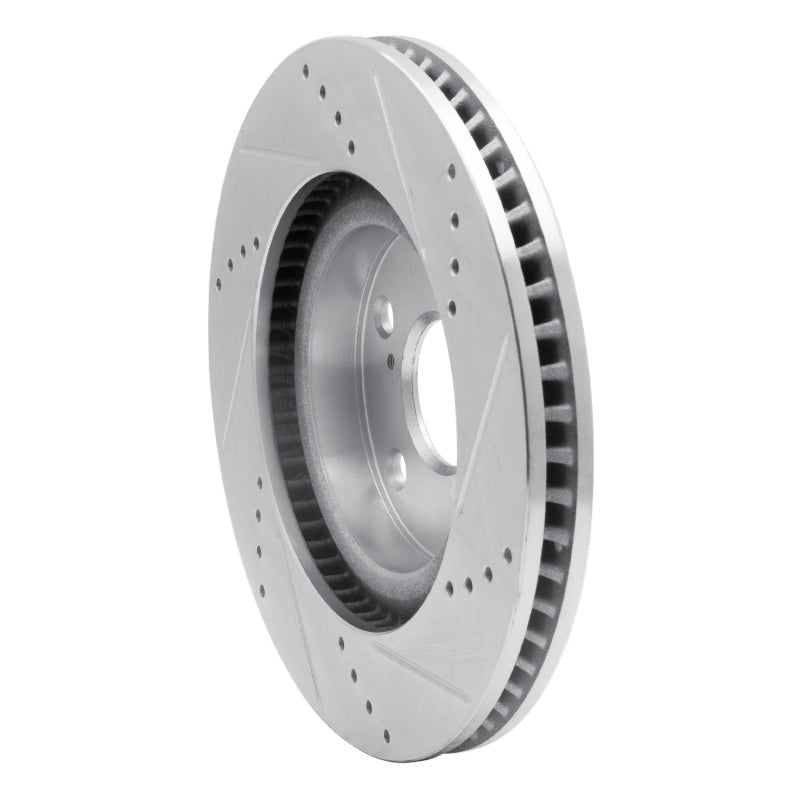 R1 Concepts Subaru Forester Front Left Drilled & Slotted Silver Brake Rotor (Part Number: rncEDZ - 13048L) | rncEDZ - 13048L - JDMuscleSPK984492