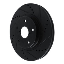 R1 Concepts Subaru Forester Front Right Drilled & Slotted Black Brake Rotor - Part Number RNC - ECB - 13048R | rncECB - 13048R - JDMuscleSPK973681