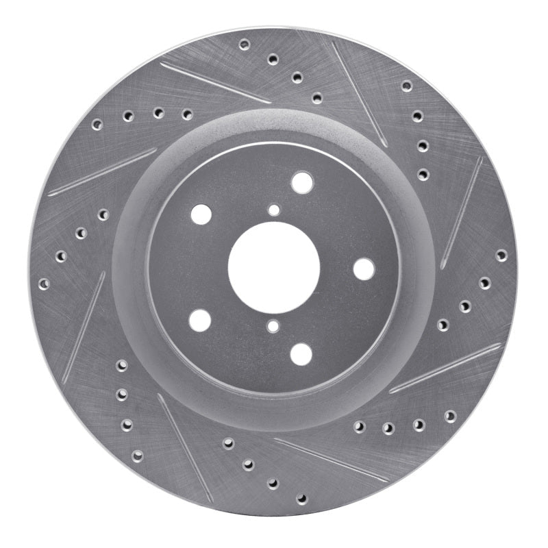 R1 Concepts Subaru Forester Front Right Drilled & Slotted Silver Brake Rotor (Part  rncEDZ - 13045R) | rncEDZ - 13045R - JDMuscleSPK984487