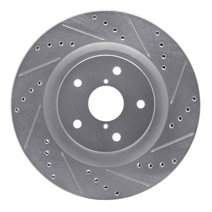 R1 Concepts Subaru Forester Front Right Drilled & Slotted Silver Brake Rotor (Part  rncEDZ - 13045R) | rncEDZ - 13045R - JDMuscleSPK984487