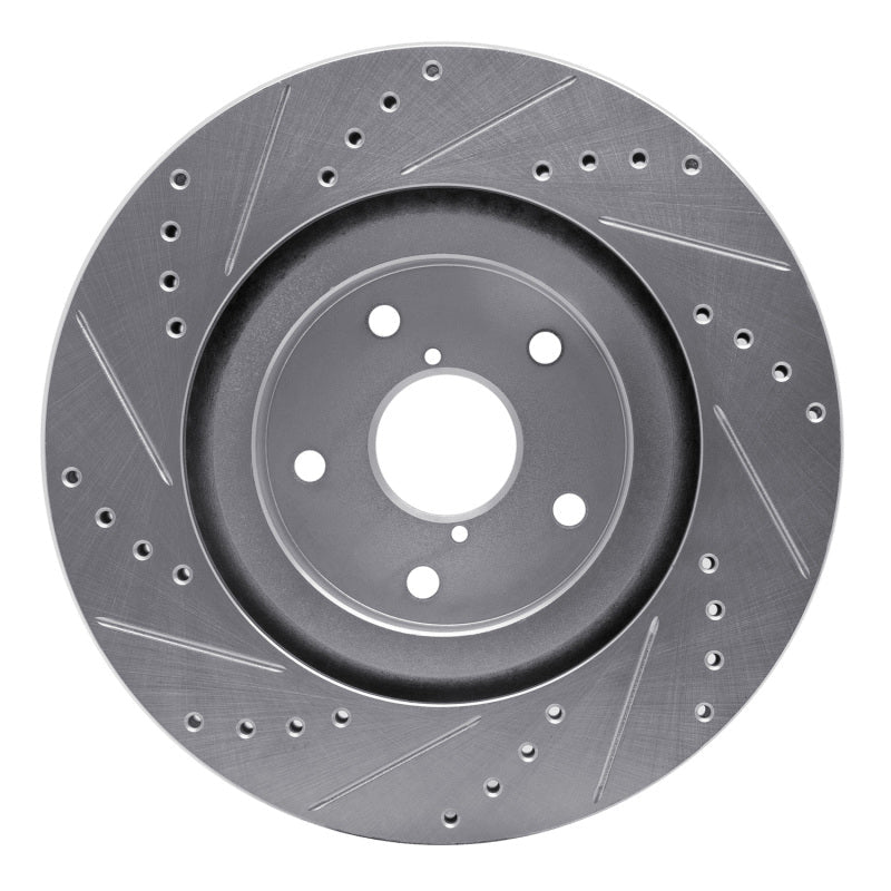 R1 Concepts Subaru Forester Front Right Drilled & Slotted Silver Brake Rotor (Part  rncEDZ - 13045R) | rncEDZ - 13045R - JDMuscleSPK984487