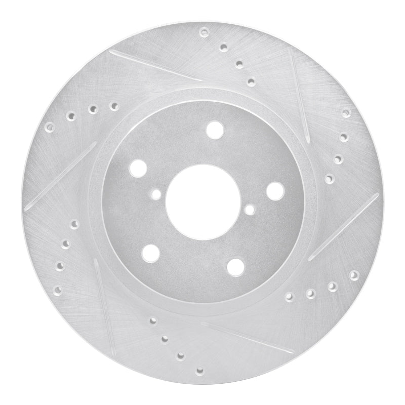 R1 Concepts Subaru Forester Front Right Drilled & Slotted Silver Brake Rotor (Part rncEDZ - 13048R) | rncEDZ - 13048R - JDMuscleSPK984493