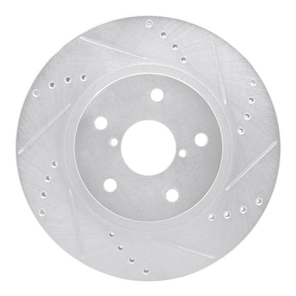 R1 Concepts Subaru Forester Front Right Drilled & Slotted Silver Brake Rotor (Part rncEDZ - 13048R) | rncEDZ - 13048R - JDMuscleSPK984493