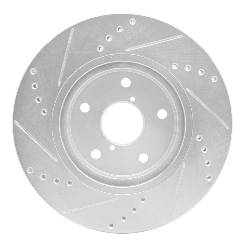 R1 Concepts Subaru Forester Front Right Drilled & Slotted Silver Brake Rotor (Part rncEDZ - 13048R) | rncEDZ - 13048R - JDMuscleSPK984493