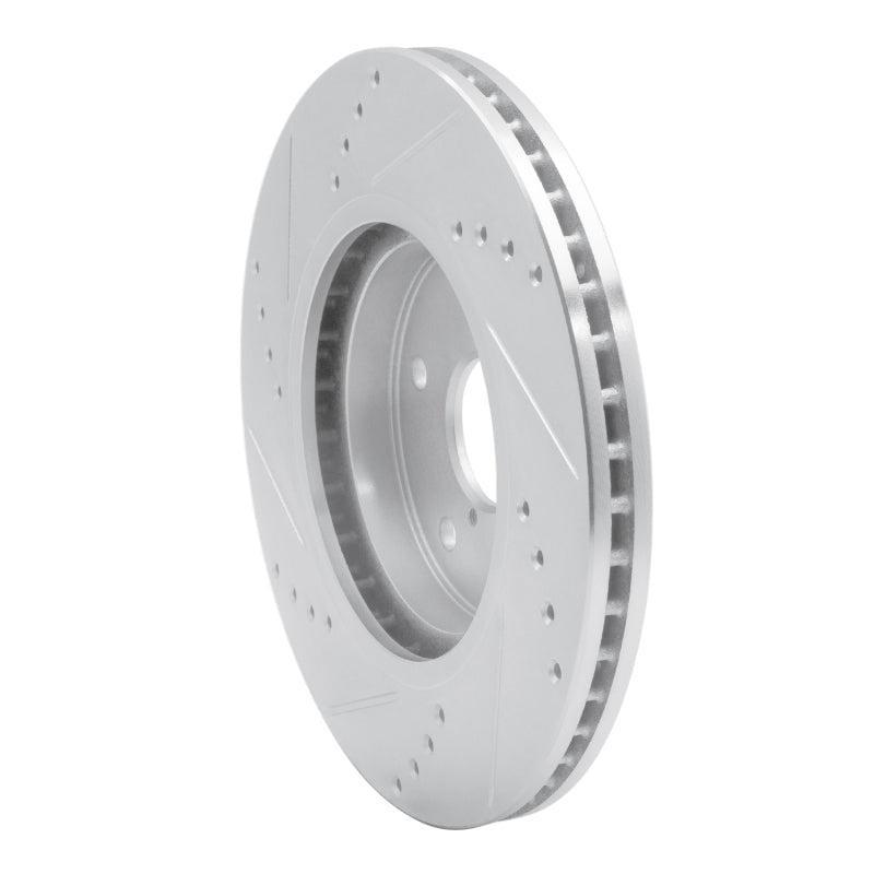 R1 Concepts Subaru Forester Front Right Drilled & Slotted Silver Brake Rotor (Part rncEDZ - 13048R) | rncEDZ - 13048R - JDMuscleSPK984493