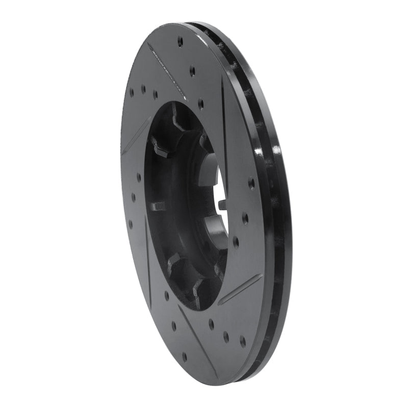 R1 Concepts Subaru GL - 10 Front Left Drilled & Slotted Brake Rotor (Part Number: RNC - ECB - 13000L) | rncECB - 13000L - JDMuscleSPK973590