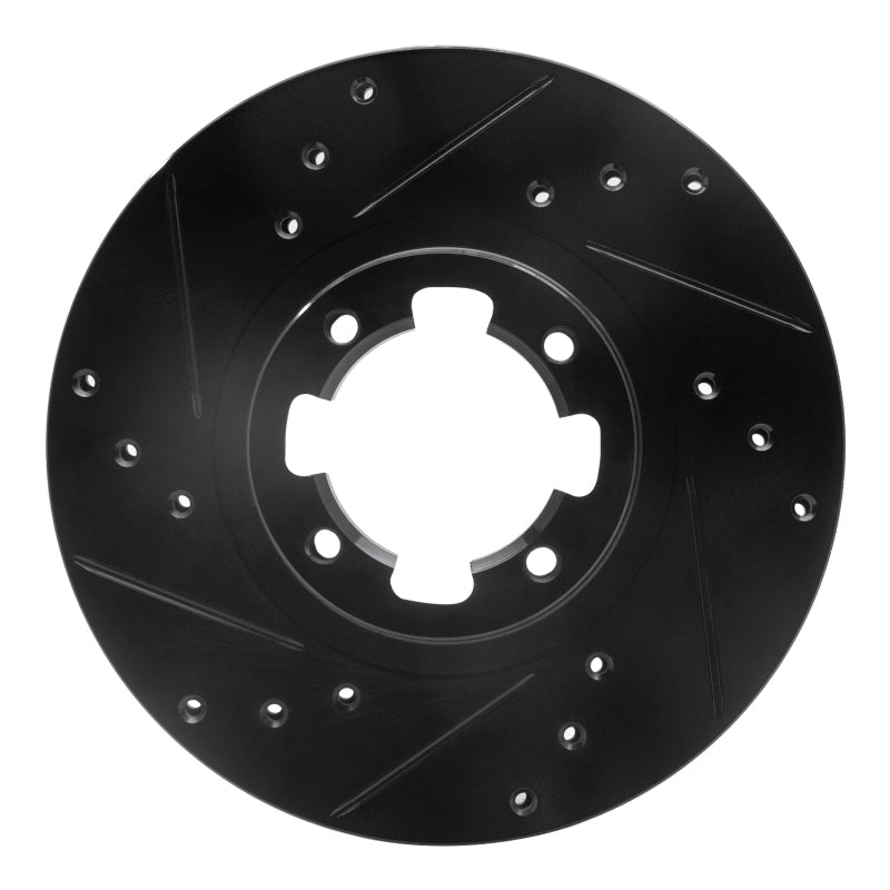R1 Concepts Subaru GL - 10 Front Left Drilled & Slotted Brake Rotor (Part Number: RNC - ECB - 13000L) | rncECB - 13000L - JDMuscleSPK973590