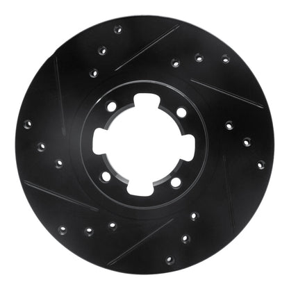 R1 Concepts Subaru GL - 10 Front Left Drilled & Slotted Brake Rotor (Part Number: RNC - ECB - 13000L) | rncECB - 13000L - JDMuscleSPK973590