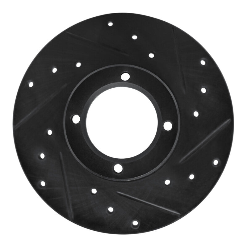 R1 Concepts Subaru GL Front Right Drilled & Slotted Brake Rotor – Model RNCECB - 13030R | rncECB - 13030R - JDMuscleSPK973647