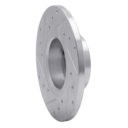 R1 Concepts Subaru GL Front Right Drilled & Slotted Brake Rotor - Silver Finish | rncEDZ - 13030R - JDMuscleSPK984465