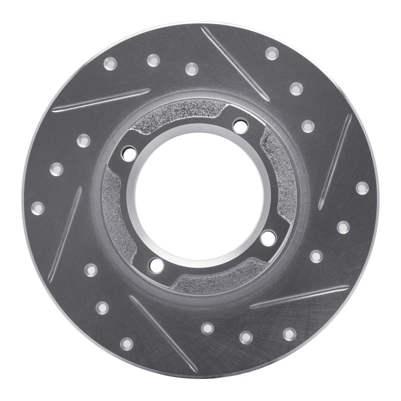 R1 Concepts Subaru GL Rear Right Drilled & Slotted Silver Brake Rotor (Part rncEDZ - 13001R) | rncEDZ - 13001R - JDMuscleSPK984434