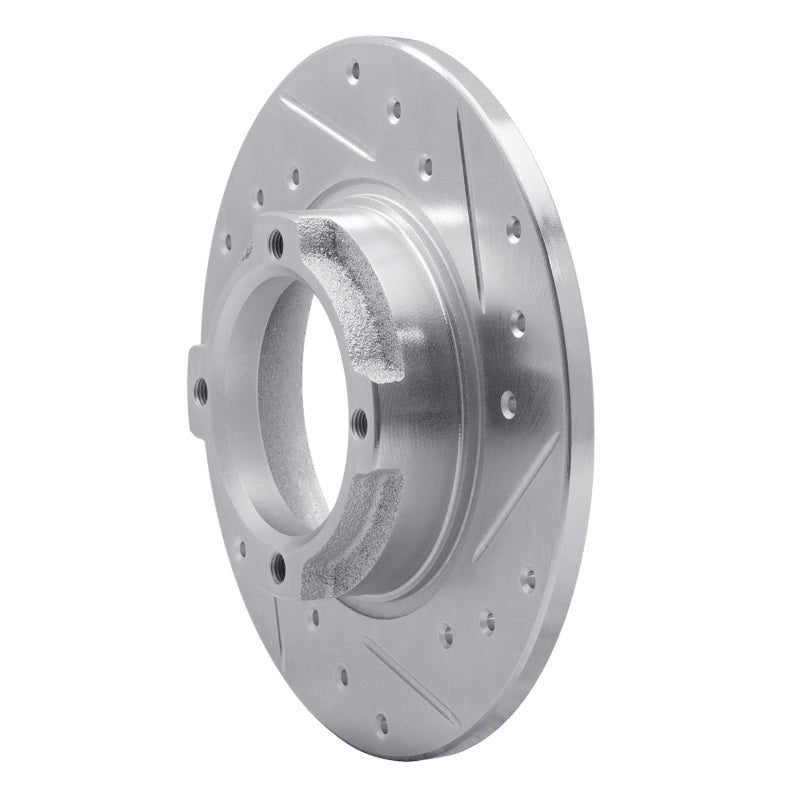 R1 Concepts Subaru GL Rear Right Drilled & Slotted Silver Brake Rotor (Part rncEDZ - 13001R) | rncEDZ - 13001R - JDMuscleSPK984434