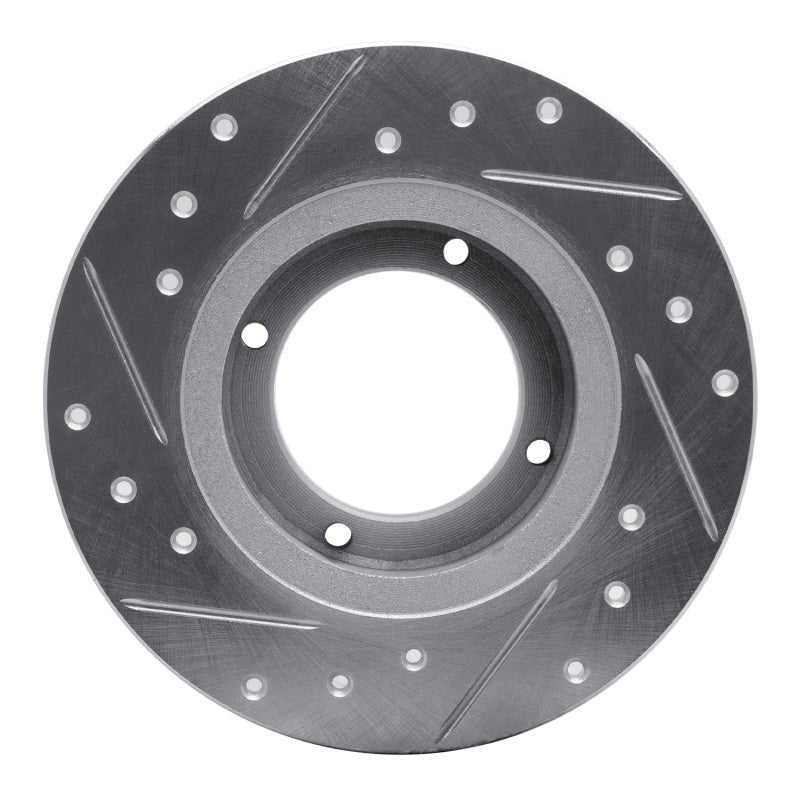 R1 Concepts Subaru GL Rear Right Drilled & Slotted Silver Brake Rotor (Part rncEDZ - 13001R) | rncEDZ - 13001R - JDMuscleSPK984434
