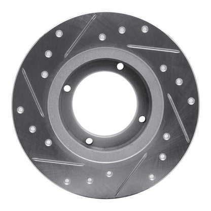 R1 Concepts Subaru GL Rear Right Drilled & Slotted Silver Brake Rotor (Part rncEDZ - 13001R) | rncEDZ - 13001R - JDMuscleSPK984434