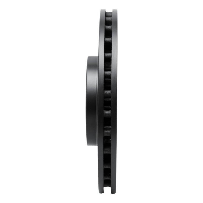 R1 Concepts Subaru Impreza Front Left Drilled & Slotted Black Brake Rotor (Part rncECB - 13014L) | rncECB - 13014L - JDMuscleSPK973616