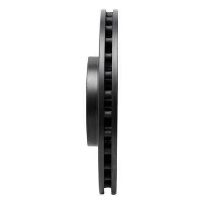 R1 Concepts Subaru Impreza Front Left Drilled & Slotted Black Brake Rotor (Part rncECB - 13014L) | rncECB - 13014L - JDMuscleSPK973616