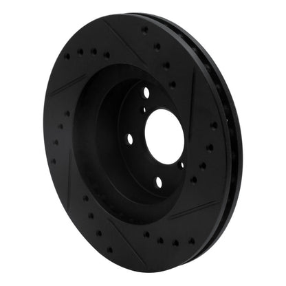 R1 Concepts Subaru Impreza Front Left Drilled & Slotted Brake Rotor (Part Number: RNC - ECB - 13007L) | rncECB - 13007L - JDMuscleSPK973602
