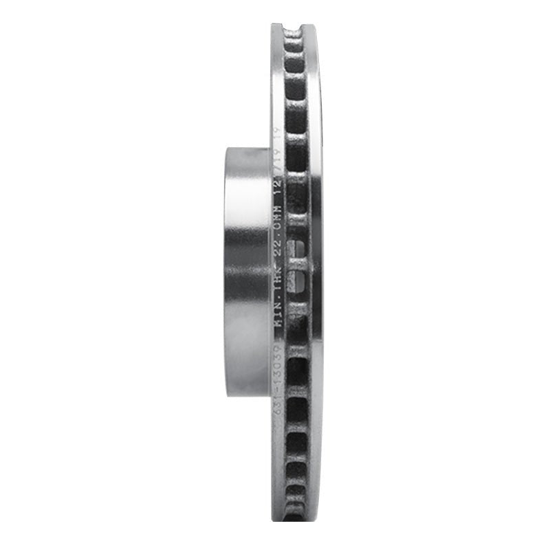 R1 Concepts Subaru Impreza Front Left Drilled & Slotted Silver Brake Rotor (Part Number: RNCEDZ - 13039L) | rncEDZ - 13039L - JDMuscleSPK984474