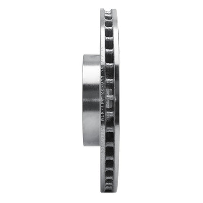 R1 Concepts Subaru Impreza Front Left Drilled & Slotted Silver Brake Rotor (Part Number: RNCEDZ - 13039L) | rncEDZ - 13039L - JDMuscleSPK984474