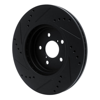 R1 Concepts Subaru Impreza Front Right Drilled & Slotted Brake Rotor (2017 - 2023) | rncECB - 13037R - JDMuscleSPK973661