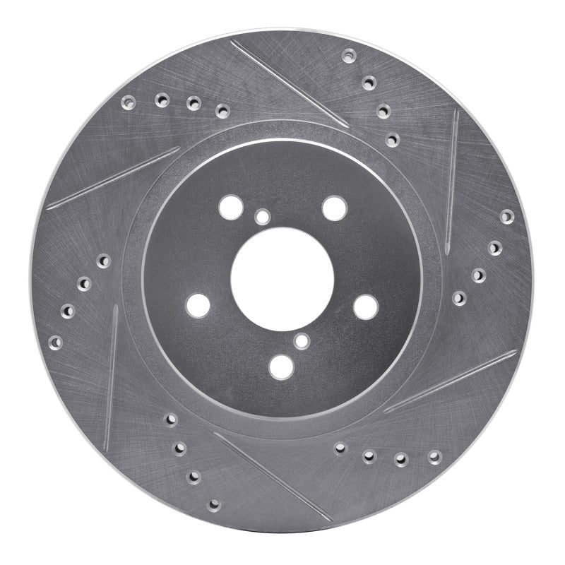 R1 Concepts Subaru Impreza Front Right Drilled & Slotted Brake Rotor 2017 - 2023 | rncEDZ - 13037R - JDMuscleSPK984473