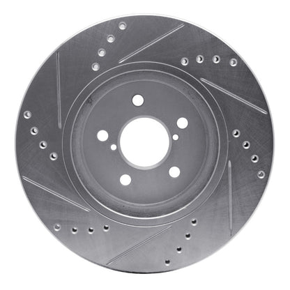 R1 Concepts Subaru Impreza Front Right Drilled & Slotted Brake Rotor 2017 - 2023 | rncEDZ - 13037R - JDMuscleSPK984473